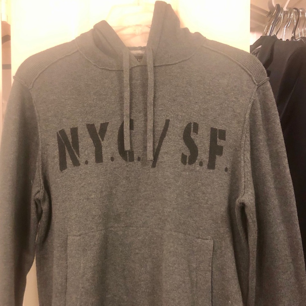 Men’s Small Gray Banana Republic Hoodie